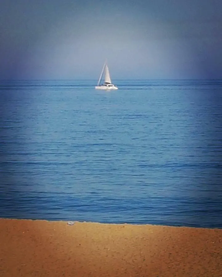 Rambla Poblenou&Mar Bella Beach Barcelona Spain